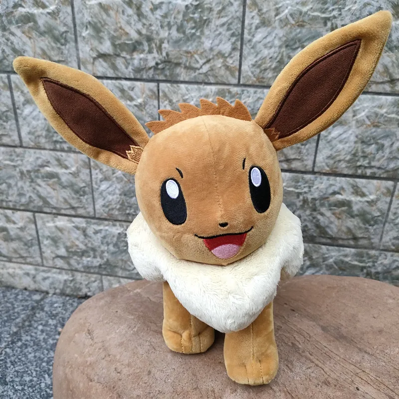 Eevee Original  Pokemon Pikachu Series Plush Toy Stuffed Dolls 20/25cm High Quality Christmas Gifts For Children