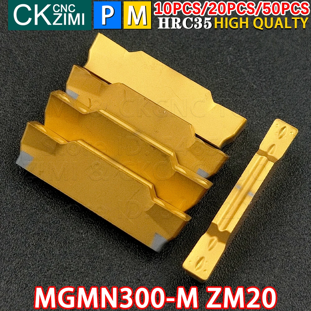 MGMN300-M ZM20 MGMN 300 M 3mm rettifica fine Inserti in metallo duro Taglio scanalatura Inserti utensili Tornio meccanico CNC Utensili per acciaio inossidabile