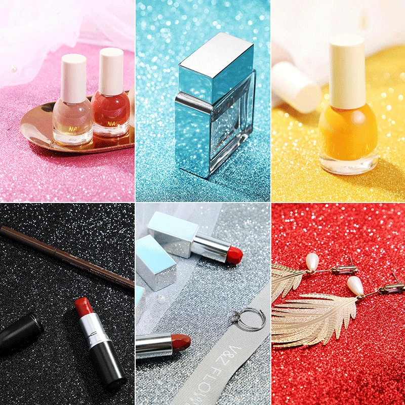 

Starlight Cloth Photography Props for Food Jewelry Cosmetics Photo Studio Shooting Props Glitter Starry Sky Background Cloth