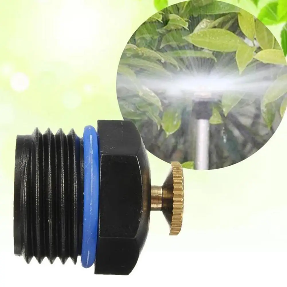 2Pcs Garden Irrigation Sprinkler Adjustable 1/2'' Thread Water Spray Heads Garden Lawn Drip Irrigation System Kit Garden Tool