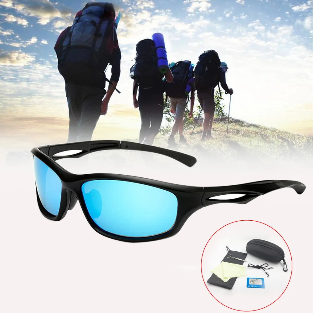 

New Polarized Camping Hiking UV400 Hiking Sunglasses Men Women Glasses Outdoor Climbing Hunting Protective Eyewear