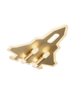 Cartoon aircraft dimming ceiling lights bedroom study children's light modern dining room decorated lighting ceiling lamps