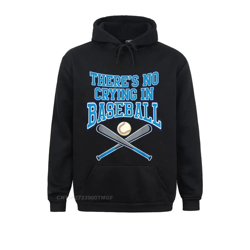 

There's No Crying In Baseball Newest Normal Hoodies Lovers Day Long Sleeve Sweatshirts For Women Printing Sportswears