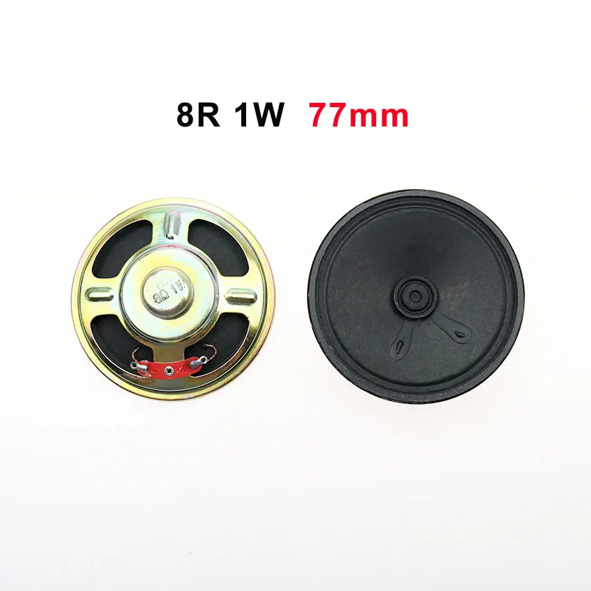 ChengHaoRan 1ชิ้น8R 1W 8 Ohm 1W 30มม.40มม.50มม.57มม.66มม.77มม.กันน้ำเครื่องเสียงลำโพง