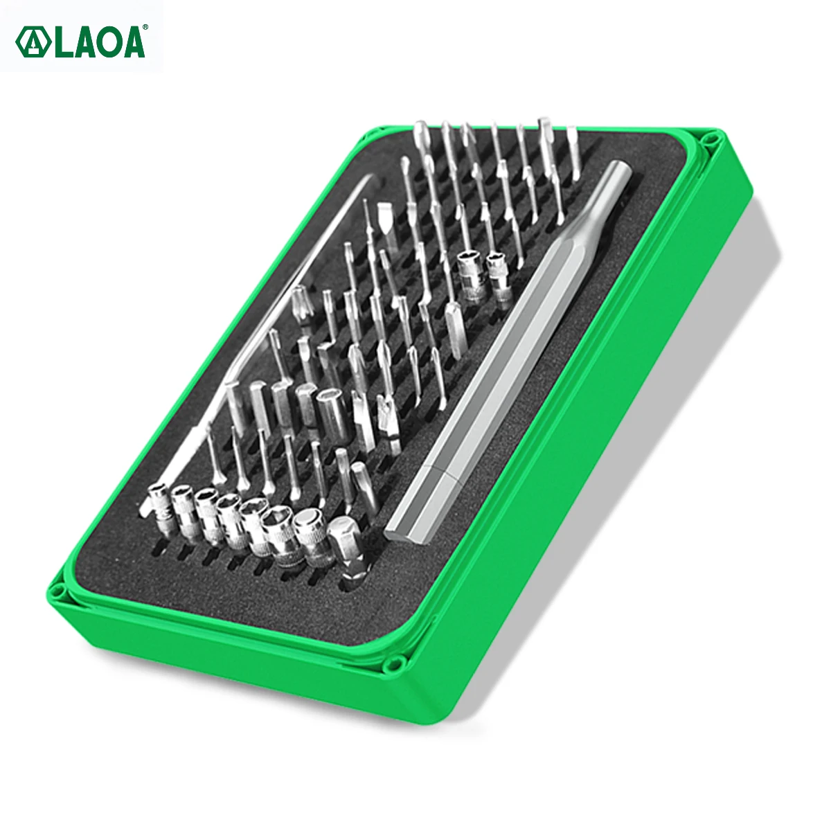 LAOA 66 in 1 Precision Screwdriver Set with 64 Bit Multifunctional Electronic Kit for Tablet Mobile Phone Macbook Repairing