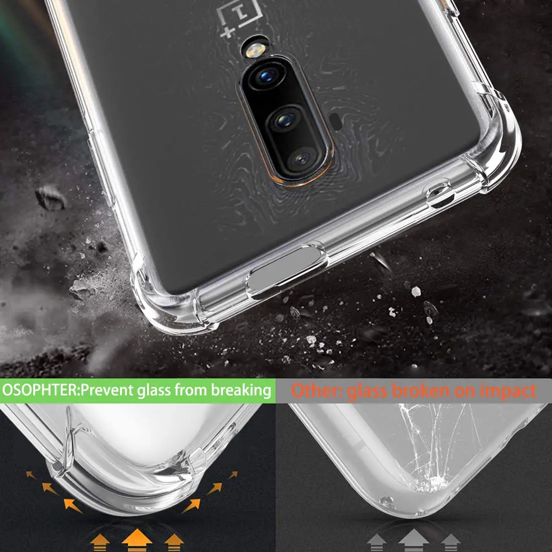 For OnePlus Nord 8T + 5G 8 Pro 7 6T 5T TPU Cases Soft Transparent Crystal Phone Cover For OnePlus 7T Pro Anti Drop Slim tpu Case