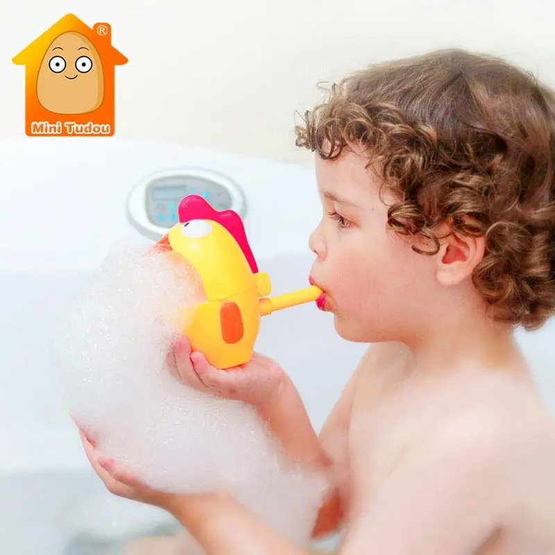 Outdoor Bubble Machine Bath Toy Baby Cute Animal Bubbles Maker Game Swimming Bathtub Soap Playing Water Toys For Children Beach