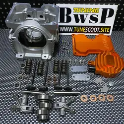 CYLINDER HEAD FOUR VALVES For BWS125 RS100 CYGNUS ZUMA EX23 IN26 With Camshaft Rockers Tuning Engine Parts BWSP