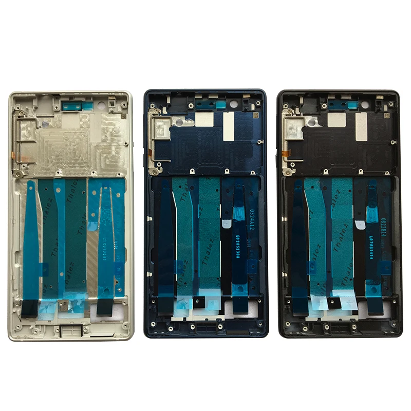 ZUCZUG New Original Middle Frame For Nokia 3 TA-1020 TA-1028 TA-1032 TA-1038 Chassis Backplate Holder Front Frame With Side Keys