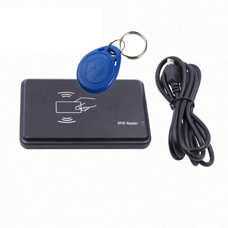 

Proximity RFID Smart Card Reader USB Port EM4100 TK4100 125KHz ID Contactless Access Control Card Reader Window System Linux