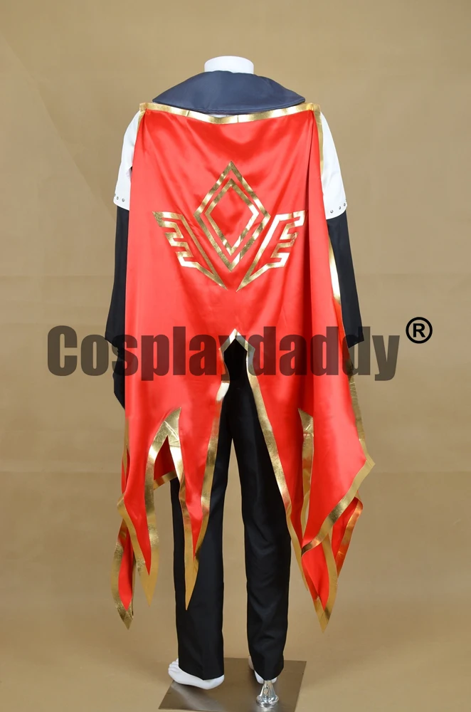 Tales of Zestiria the X Cross Captain of the Platinum Knights Sergei Strelka Uniform Outfit Anime Cosplay Costume F006