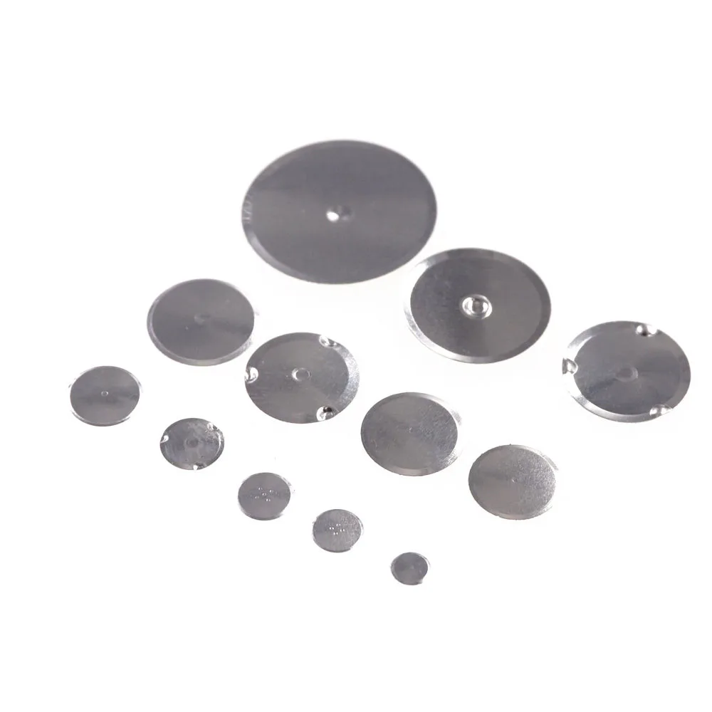 100pcs 3.0 4 4.5 6 7 8 9 10 12 mm Diameter Single Circle Round Shape Metal dome Snap Dome Switch SPST Array switch