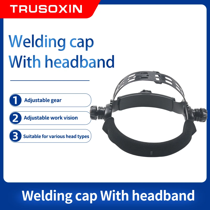 Solar Auto Darkening Welder Mask Accessories Square Hole Welding Wearing Helmet Headband