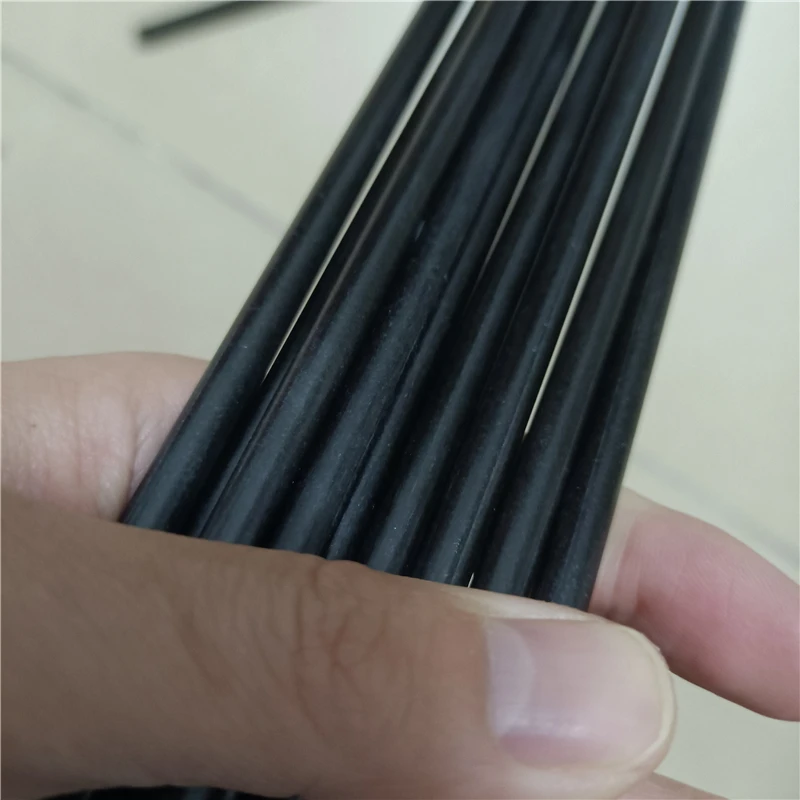 10PC 20PC Black Glass Fiber Rod Diameter 3mm 4mm Model Construction Insulating Fiberglass Bar Lenght 2000mm Customized 2 Meters