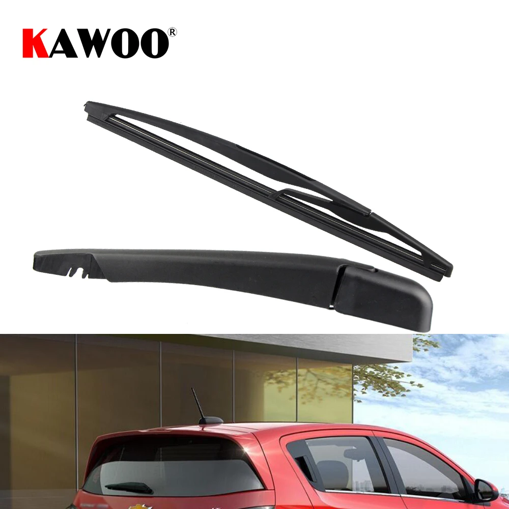 KAWOO Car Rear Wiper Blade Blades Back Window Wipers Arm For Chevrolet Aveo Hatchback (2011 Onwards) 265mm Auto Windscreen Blade