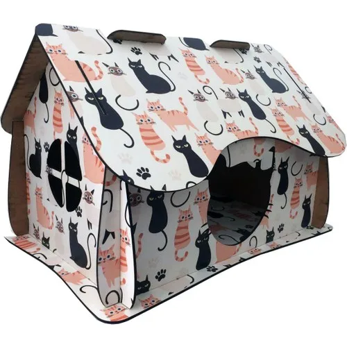 Practical Decor Cat House Black Cat