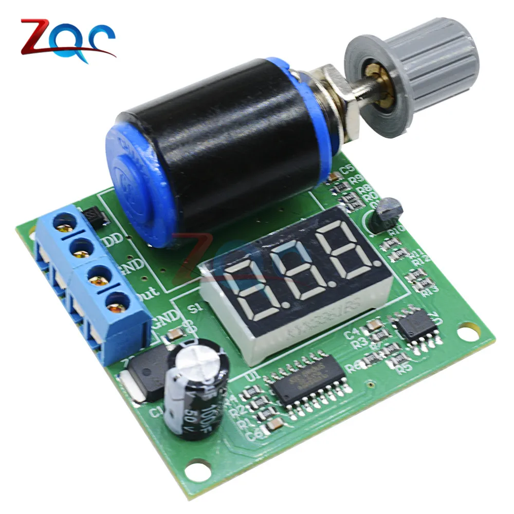 DC 12V 24V 4-20mA Frequency Signal Generator Module Digital LED Display Signal Sources Valve Adjustment Analog Transmitter Board