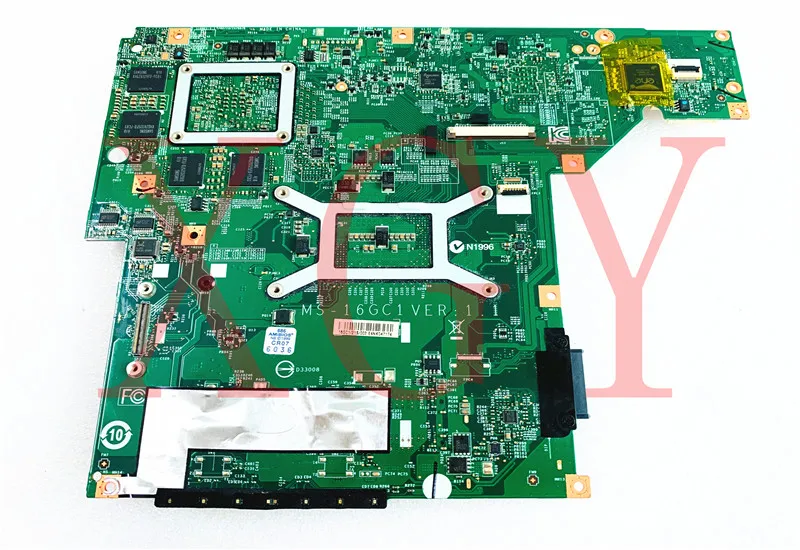 Original FOR MSI GE60 Laptop Motherboard MS-16GC1 MS-16GC VER 1.1 DDR3 N14E-GE-A1 100% Test OK