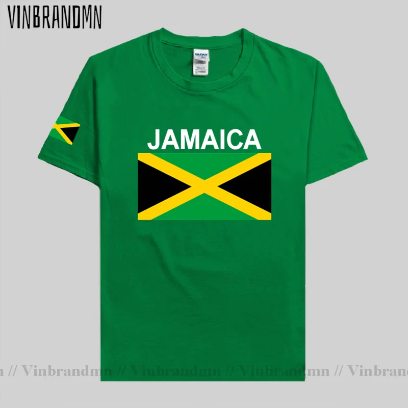 Jamaica men t shirt fashion 2021 jerseys nation team tshirt 100% cotton t-shirt gyms clothing tees country sporting JAM Jamaican