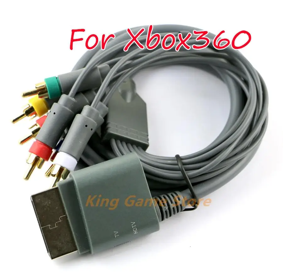 

5pcs For xbox360 1.8m 6 In 1 HD TV Component Composite Audio Video AV High Definition Cable Cord for Xbox 360