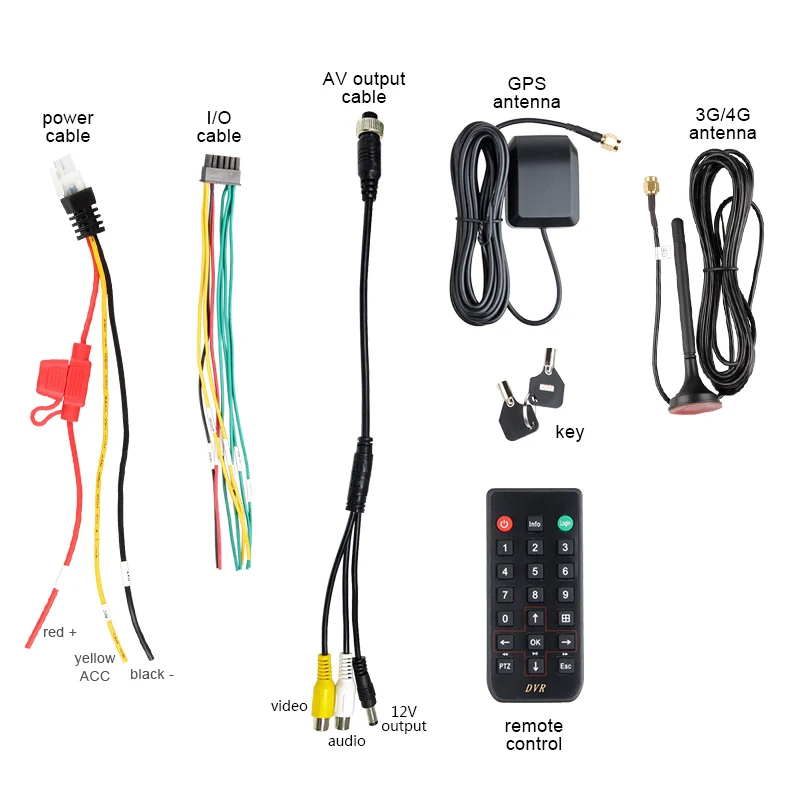 1080P 4G Mobile DVR، H.264 4CH في الوقت الحقيقي، GPS Track، I/O، مراقبة عن بعد HDD AHD مركبة MDVR، دعم iPhone، هاتف Android