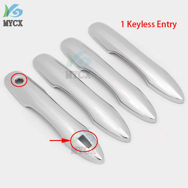 Chrome Handles Cover Trim For Toyota Corolla Auris E210 2019-2020 2021 Car Accessories Stickers Auto Styling Handle