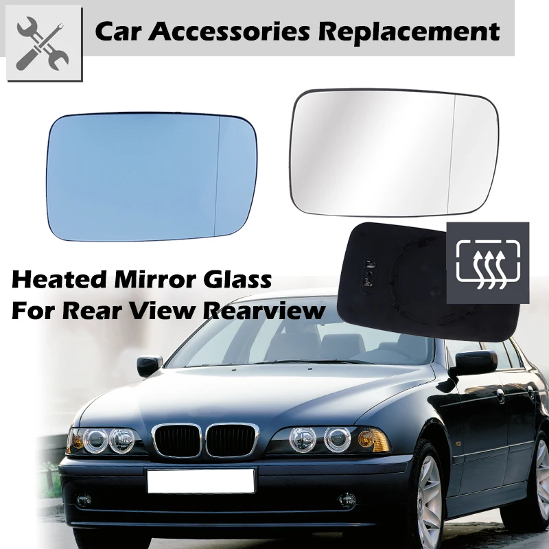 

Rhyming Side Rearview Mirror Glass Heater Heated Anti-fog Defrosting Door Wing Mirror Sheet Fit For E39 2000 2001 2002 2003