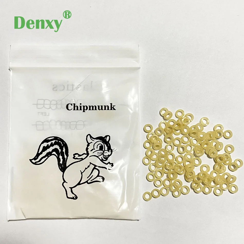 5000pc/pack Dental orthodontic Latex elastic rubber bands ortho elastic bunny fox Chipmunk rabbit brace Orthodontic Bracket