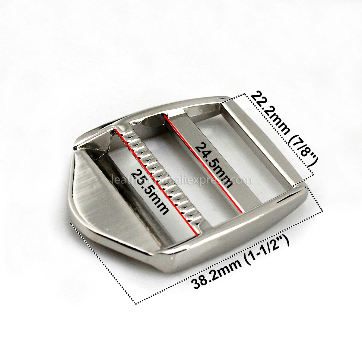 1pcs Metal 2 Bar Buckle for Webbing Backpack Bag Strape Belt Fabric Leather Craft Purse Pet Collar Clasp High Quality