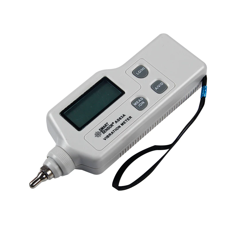 

Smart Sensor AS63A Portable Handheld High Precision Acceleration / Displacement / Velocity Vibration Analyzer