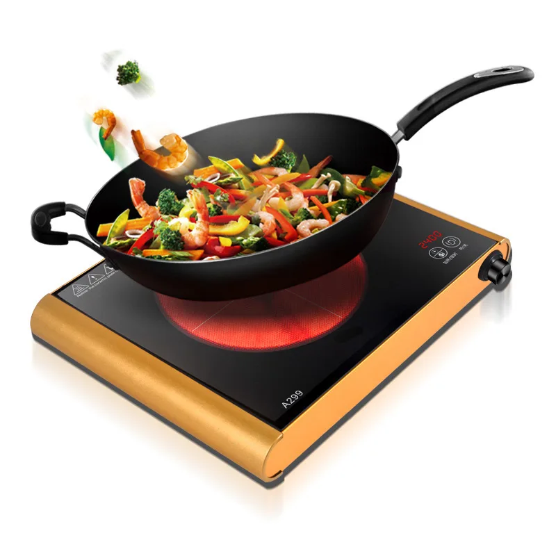 Electric Radiant Cooker 2500W Induction Cooker Electric Stove Household Cooking Machine Light Wave Stove Radiant Cooker