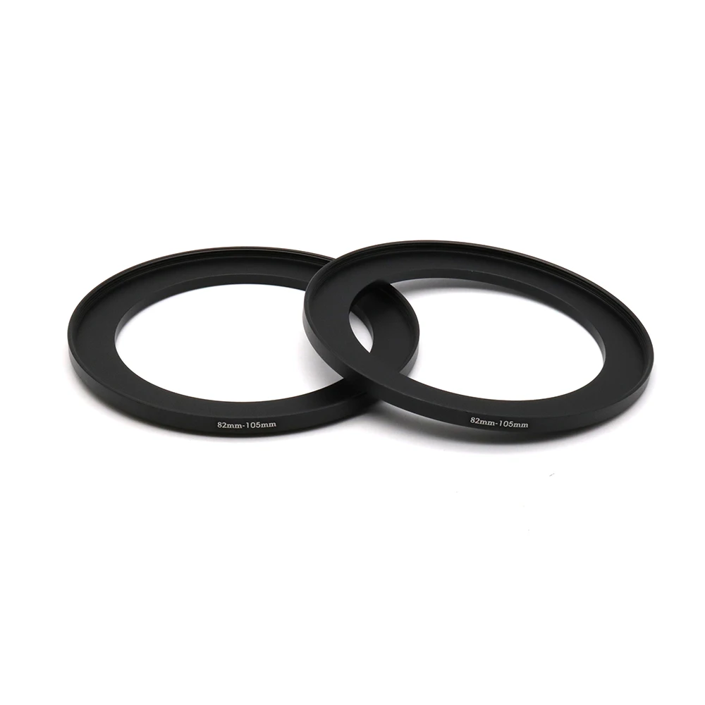 Anel adaptador de filtro de anel de 2 peças step-up/step-down, 82mm-62/67/72/77/82/86/95/105mm