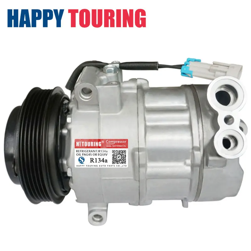 Compressor de ar condicionado ac pxv16 para vauxhall vectra mk ii c vectra c gts estate z18xe 71789354 71789356 60693875 71789357
