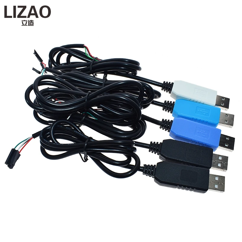 PL2303 USB to UART TTL Cable Module FT232RL PL2303HX USB Transfer to TTL RS232 Serial Port Adapter Module CH340 Download cable