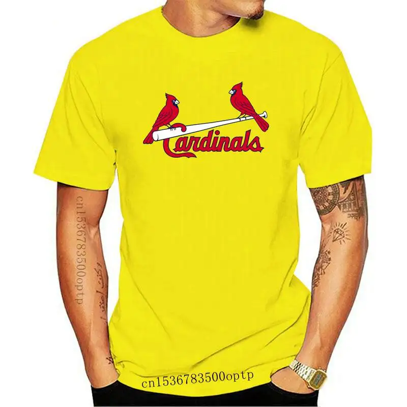 New St Louis Cardinal Sports Unisex Logo Black T-Shirt For Baseball Fans S-3Xl Customize Tee Shirt