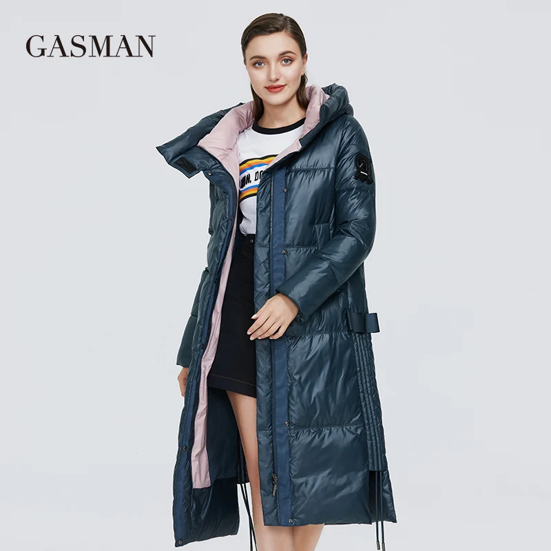 GASMAN 2022 New warm long thick parka Women\'s winter jacket for womens hooded outwear clothes Female coat women down jacket 027