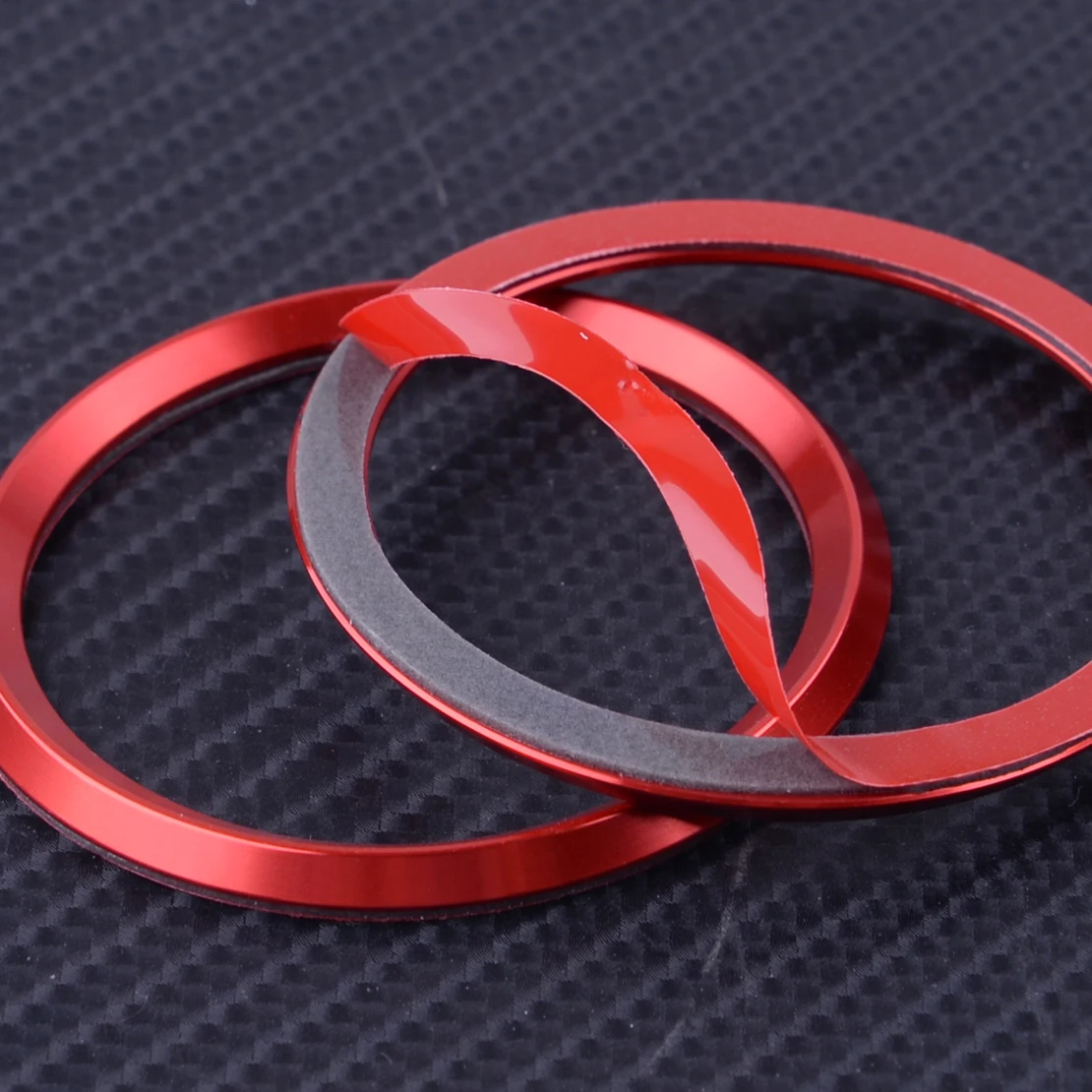 Aluminium 4 Stücke Rot Rad Center Hub Ring Abdeckung Trim Dekoration Fit Für Mazda3 Mazda6 CX-5 CX-3 2016 2017 Auto Styling Zubehör – Detail 9