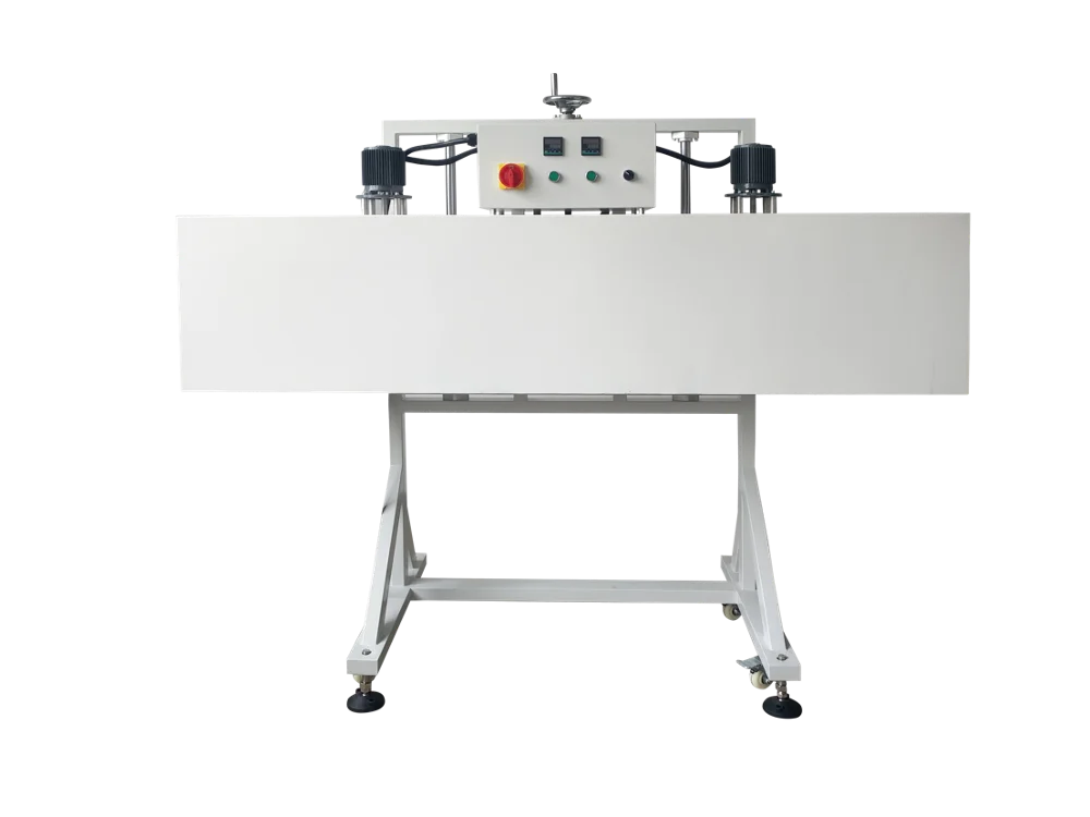 BotCN-Fbl 100 Automatic Sleeve Labeling Machine with conveyor for various style bottles