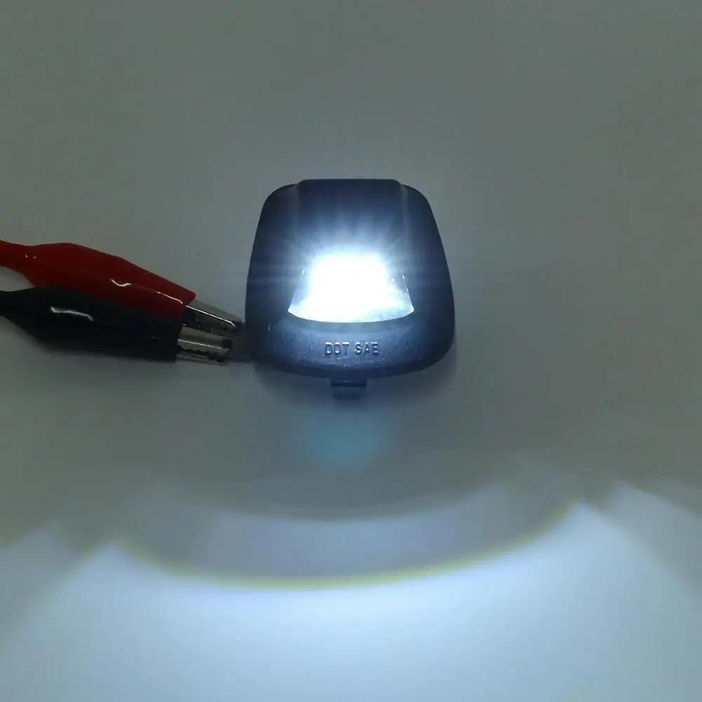 2Pcs For Dodge Dakota 1997-2010 Car Rear High Brightness White LED License Plate Light Number Plate Lamp