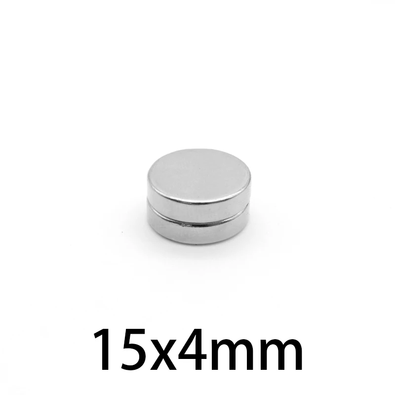 5-80pcs 15x4 mm Strong Cylinder Rare Earth Magnet 15mmx4mm N35 Round Neodymium Magnets 15x4mm Mini Small Magnet 15*4 mm