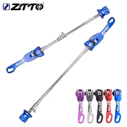 ZTTO QR Quick Release MTB rower szosowy piasta rowerowa szpikulce dźwignia aluminiowe części rower górski ze stopu metali do przednich 100mm z tyłu 135mm