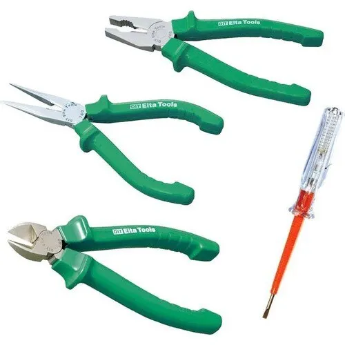 Elta Pliers Needlenose Pliers Side Chisel Set + Control Pen