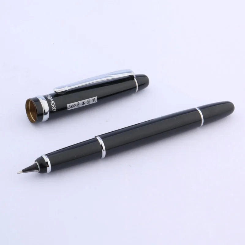 360 NIB Writing Fountain Pen Degree Rotation Medium Nib Stationery Student Office school supplies