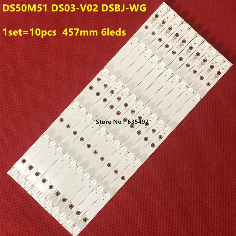 

LED Strip for 50TM 50F1 DS50M51 DS03-V02 DSBJ-WG 5028D-V02 202006-DS50M5100-01