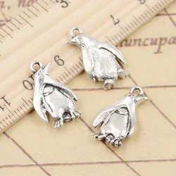 20pcs Charms Animal Penguin 20x12mm Tibetan Silver Color Pendants Antique Jewelry Making DIY Handmade Craft