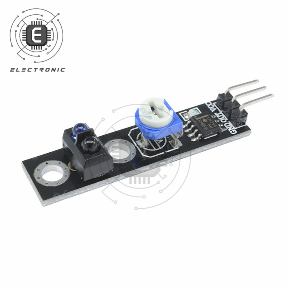 1 pz TCRT5000 modulo di tracciamento 3pin riflettore modulo interruttore a infrarossi sensore riflettente a infrarossi per Arduino