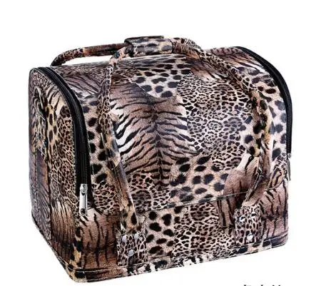 Women Travel Makeup Train Case Women Cosmetic Suitcase Make Up Organizer Box Beauty Salon Case Artist Tattoos Nail Art Tool Box