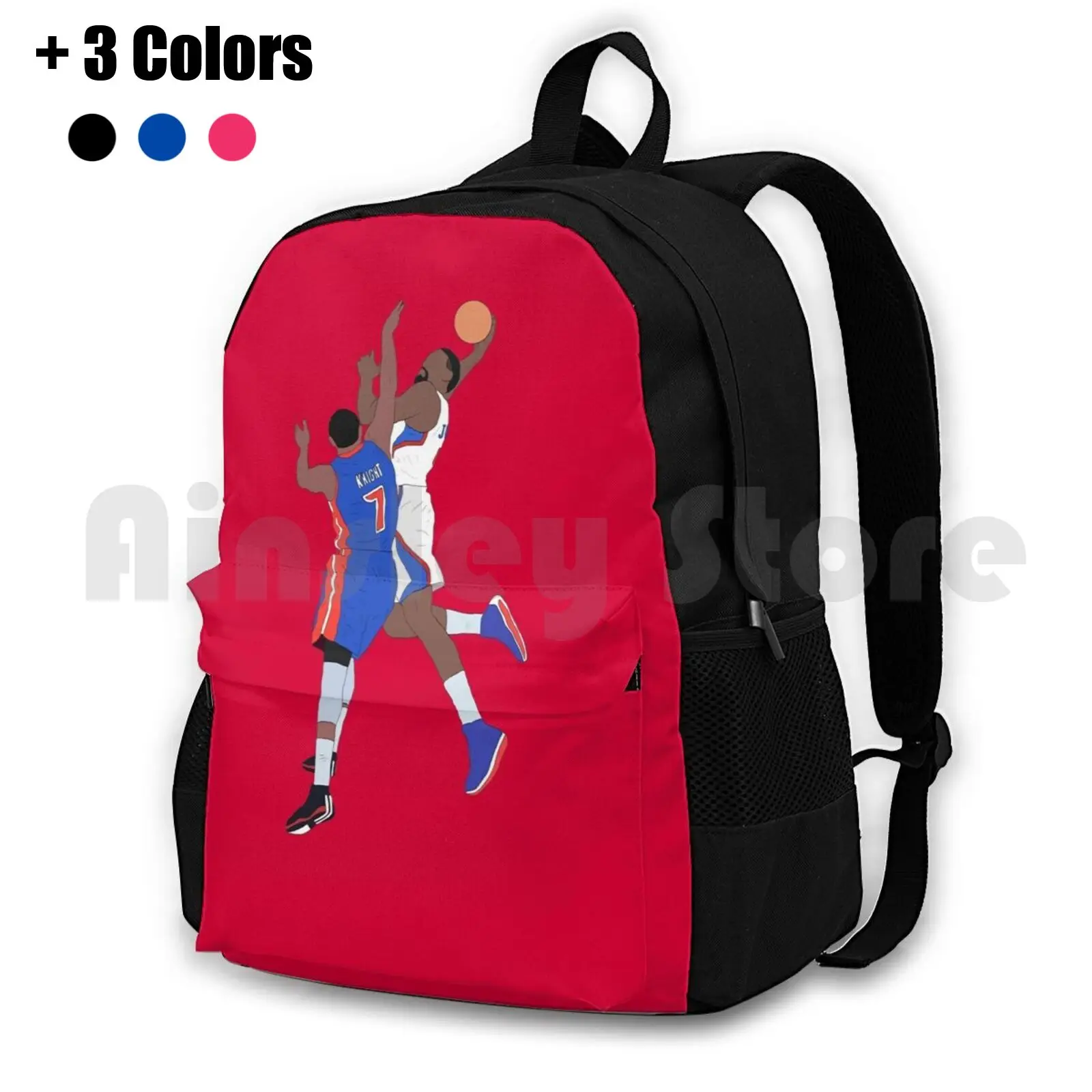 Deandre On Brandon Knight Outdoor Hiking Backpack Riding Climbing Sports Bag Lob City Clips Clippers Los Angeles La Lac Sports