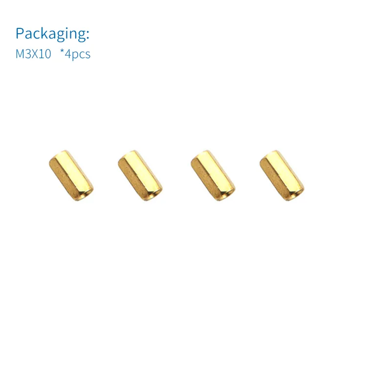 M3 Lục Giác Cột M3 Đồng Lục Giác Đôi Vượt Qua Cột Trụ Nam Đến Nữ Standoffs Do Khoang Cach Bang Hạt M * 10 + 6mm Cho Khuếch Đại PCB Board