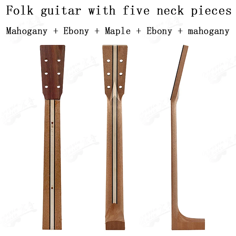 Gryf gitary akustycznej afrykański mahoniowy hebanowy klon pięć zaklęć 648 650 struny długie Materiały używane do produkcji akcesoriów gitarowych